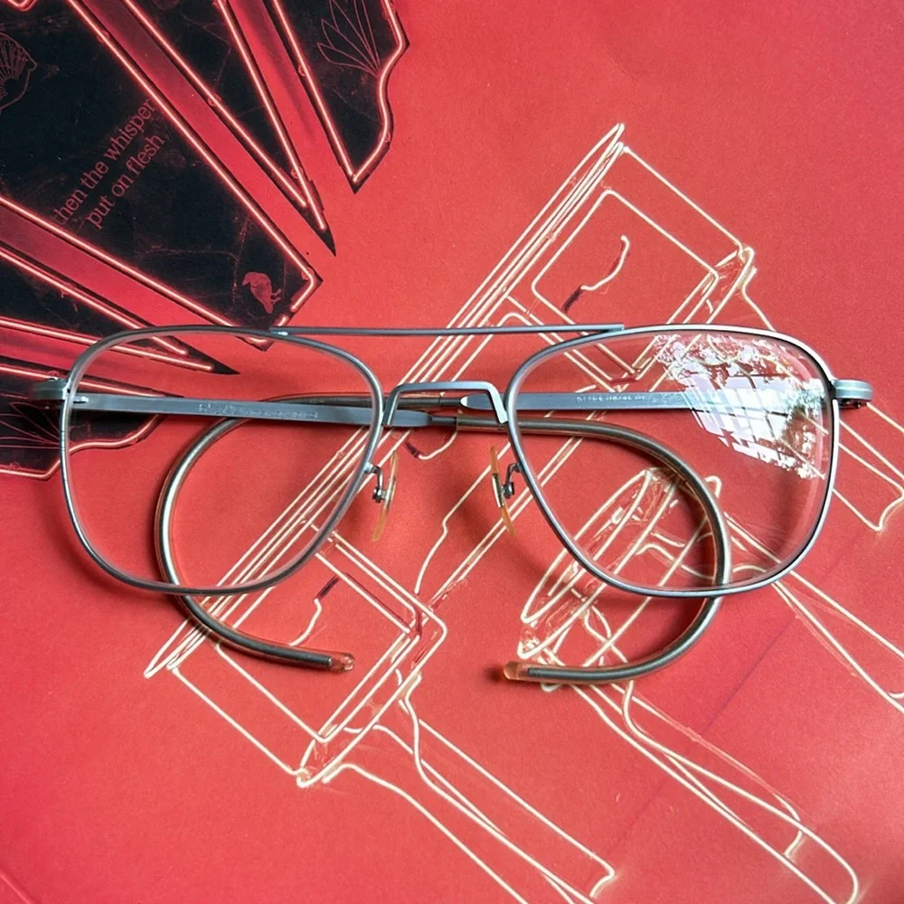 American Optical | ‘Original Pilot’ Silver Grey Vintage 6 1/2